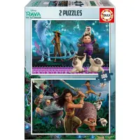 Educa - Puzzle 2x100 Raya and last dragon - 100 dielov