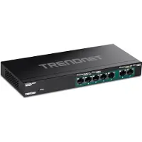 Trendnet TPE TG327 - Switch - unmanaged - 5 x 10/100/1000 (PoE+) + 2 x 10/100/1000/2.5G (PoE+) - wandmontierbar - PoE+ (70 W)