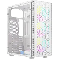 Gembird Fornax 500 Tarn ATX Ingen stromforsyning Hvid - Tower - ATX