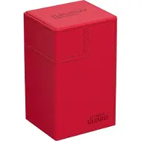 Ultimate Guard Flip'n'Tray 80+ XenoSkin Monocolor Rouge