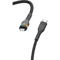 Peter Jäckel 20838, 1 m, USB C, Lightning, Schwarz