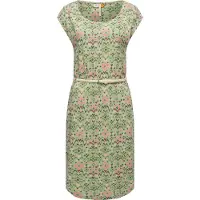 Ragwear Shirtkleid "Lilithe Ikat" Eingrifftaschen stylisches Damen Sommerkleid mit Taillengürtel