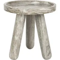 Zuiver Cosmopolitan Beistelltisch Marmor Braun/Grau Ø40x43,5 cm