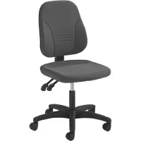 Prosedia Bürostuhl YOUNICO PLUS 3, Permanentkontakt, ohne Armlehnen, niedrige 3D-Rückenlehne, anthrazit