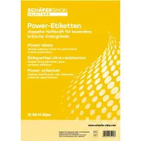 Schäfer Shop Power Etiketten 63,5 x 29,6 mm, 25 Bl.