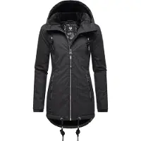 Ragwear Winterjacke "Zuzka Winter" mit Kapuze Wasserdichter Winterparka mit Teddyfleece Innenfutter