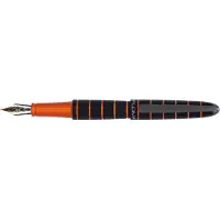 Diplomat Füllhalter Elox ring schwarz/orange 14 kt