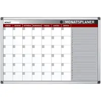 BI-Office Monatsplaner Earth GA03130790 Stahloberfläche 90x60cm