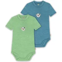 Normani 2er Set Baby Merino Kurzarmbody „Tihoi" - 9321