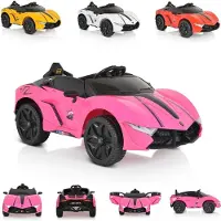 Moni Kinder Elektroauto Cordoba, MP3-Anschluss, Fernbedienung, Gurt, Bluetooth pink