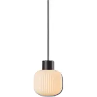 ISOLED Pendelleuchte, white Glas, rund, E27, 50-300cm, exkl. Baldachin