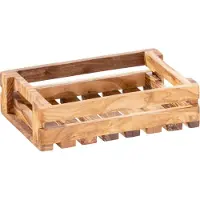 Assheuer & Pott APS 1016 Table Caddy OLIVE, 22 x 15 cm, Höhe 6 cm, Olivenholz, naturbedingte Abweichung in Form, Maserung und Größe