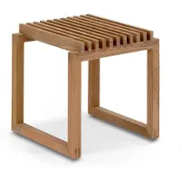 Fritz Hansen - Cutter Holz Hocker, Teak