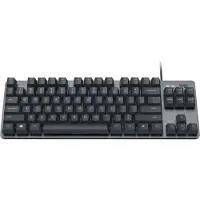 Logitech K835 TKL Mechanical Keyboard, Tenkeyless (80 - 87 %), Kabelgebunden, USB, Mechanischer Switch, LED, Graphit, Grau