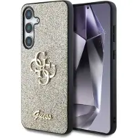 GUESS Samsung Galaxy S25 Hülle - Kunststoff - - Backcover/Hard Case - Gold