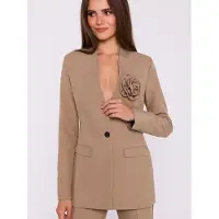 Stylove Damen der Sakko Qudel S370 beige M