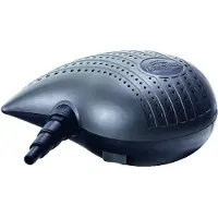 HEISSNER HFP2500-22, Verdrängungspumpe, 25 W, 2200 l/h, Frostbeständig, Schwarz, Grau