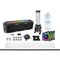 Thermaltake Pacific M360 Plus D5 Hard Tube Water Cooling Kit 360mm, Wasserkühlung