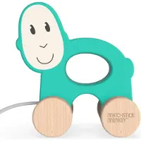 Matchstick Monkey Holz-Nachzieh-Spielzeug 1 St