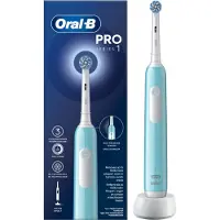 Oral-B OralB Pro Series 1 Electric Toothbrush Blue 1 Cleaning Brush 3D Timer Rechargeable