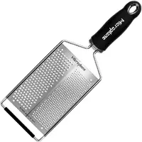 Microplane Rasp Dual Grater 45022 Doppelreibe, grob und fein, schwarz