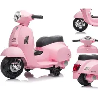 Sun baby Vespa Elektroroller ab 18m, Elektrofahrzeug, Kinderfahrzeug Scooter Rosa