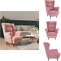 vidaXL Sessel Rosa Samt - Sessel