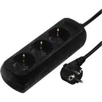 Hama 00108841, 230 V, 3500 W, 3 m, Schwarz, Kunststoff