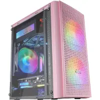 Mars Gaming MC300P, Mini Tower, PC, Pink, micro ATX, Mini-ITX, Blau, Grün, Rot, 16 cm