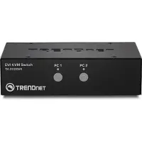 Trendnet TK 222DVK - KVM-/Audio-/USB-Switch - 2 Anschlüsse