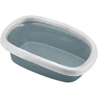 Stefanplast Katzentoilette SPRINT 20, weiß und blau 58x39x17cm