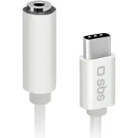 SBS USB-C zu 3,5mm Klinke Adapter weiß