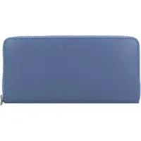 Esquire Leder Geldbörse Viktoria Zip Around Wallet Dove Blue hellblau