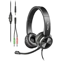 NGS MSX 11 PRO Gaming Headset Kabelgebundene Stereo-Ohrhörer Schwarz für Xbox PS PC