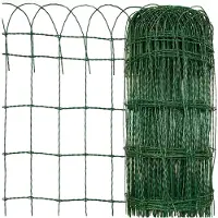 Floordirekt Gartenzaun Ziergeflecht Grün 40 x 10 m