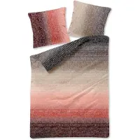 TRAUMSCHLAF Bettwäsche Breeze bordeaux 240x220 cm + 2x 80x80 cm