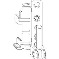 MACO Ecklager DT130 12/20 mm 130 kg weiss links (207915)