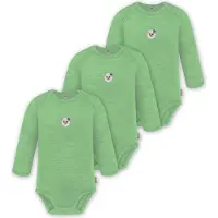 Normani 3er Pack Baby Merino Body Langarm „Auckland" - 9371