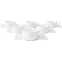 Villeroy & Boch Modern Grace Teetassen mit Untertassen