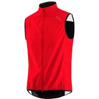 Loeffler Bike Vest CF WPM Pocket Fahrradweste Herren rot- Gr. 56