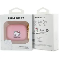 Hello Kitty Silicone 3D Kitty Head - Etui AirPods Pro (róowy)