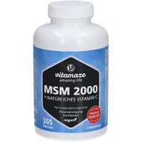 Vitamaze GmbH Msm 2000+vitamin C Acerola Extrakt Tabletten 365 St