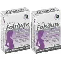 Avitale 2x Folsäure 800 Plus B12+Jod Tabletten 2x120 St