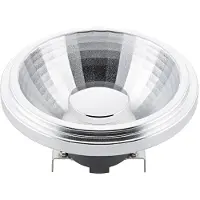 Sigor 12W AR111 Argent G53 800lm 2700K 19° dimmbar LED Lampe