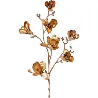 Creativ Deco Winterliche Kunstpflanze "Weihnachtsdeko" altgoldfarben