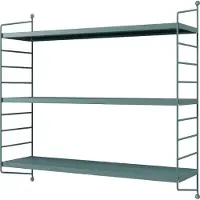En.casa Modulares Wandregal Strängnäs 4er Set Graublau