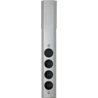 Thebo Energie-Ecksäule STS 3081 mit 3 Steckplätzen und Schalter für Beleuchtung / Mehrfachsteckdose / Ecksteckdose