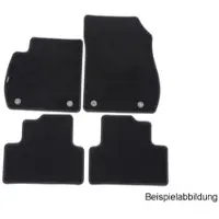 Petex Fußmatte, Fußmattensatz velour - schwarz Fußmatte 117158104
