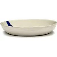 Serax - Feast Schale, Artisckoke, Ø 11,5 cm tief, weiß / blau (4er-Set)