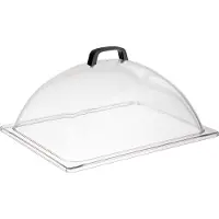 Aps GN-Kuppelhaube 1/2 SAN schwarzer Griff, geschlossen